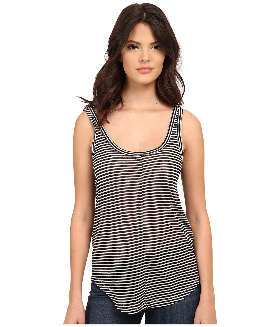 Paige Shaelyn Stripe Tank Top (Black/White) Women