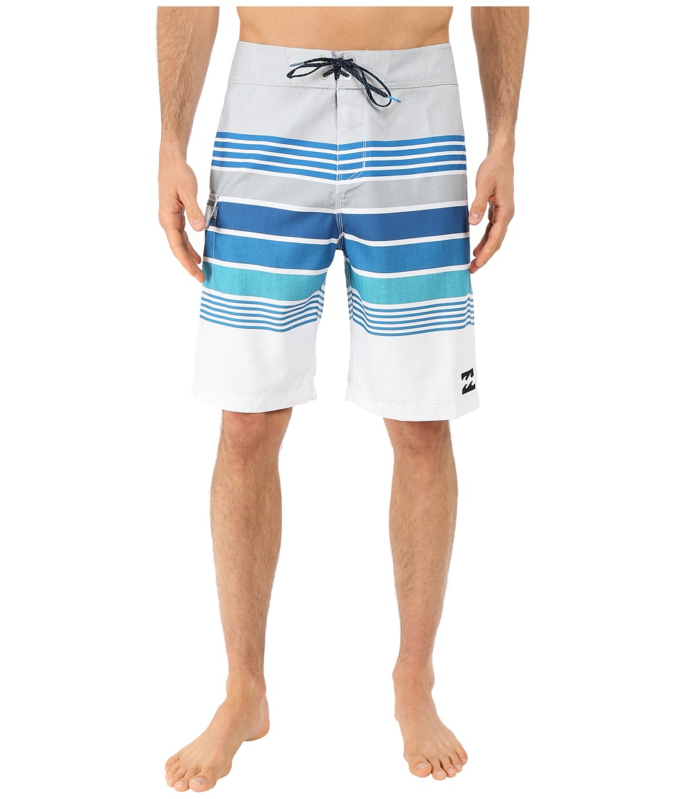 Billabong All Day Stripe 21 Boardshorts (Silver) Men