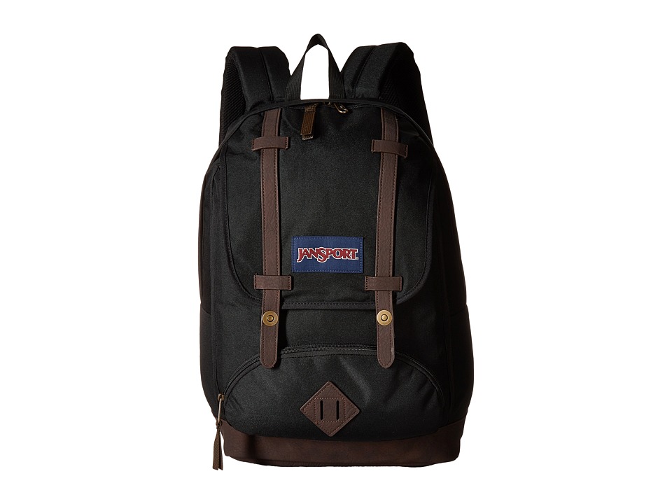 JanSport - Cortlandt Backpack (Black) Backpack Bags
