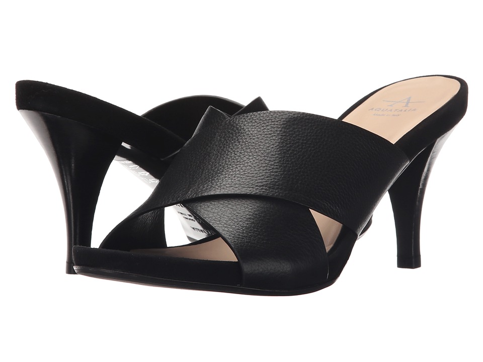 Aquatalia Brea (Black Thumbled Calf) Women
