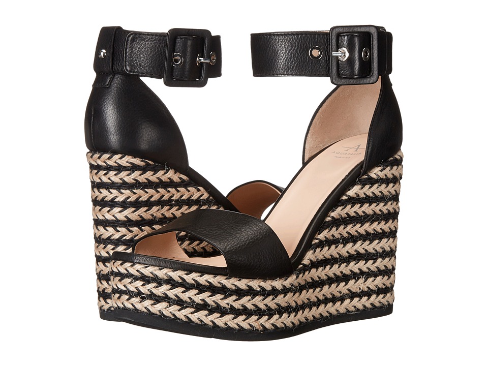 Aquatalia Kady (Black Thumbled Calf) Women