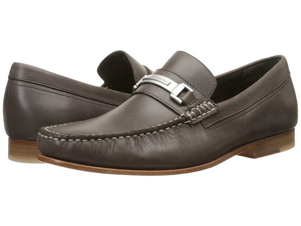 Calvin Klein - Bruce (Dark Brown Washed Leather) Men