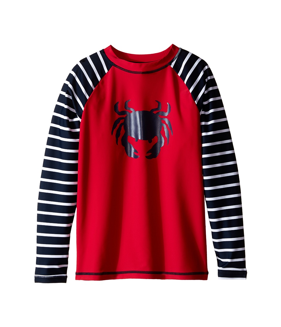 Hatley Kids Graphic Crabs Rashguard (Toddler/Little Kids/Big Kids) (Red) Boy