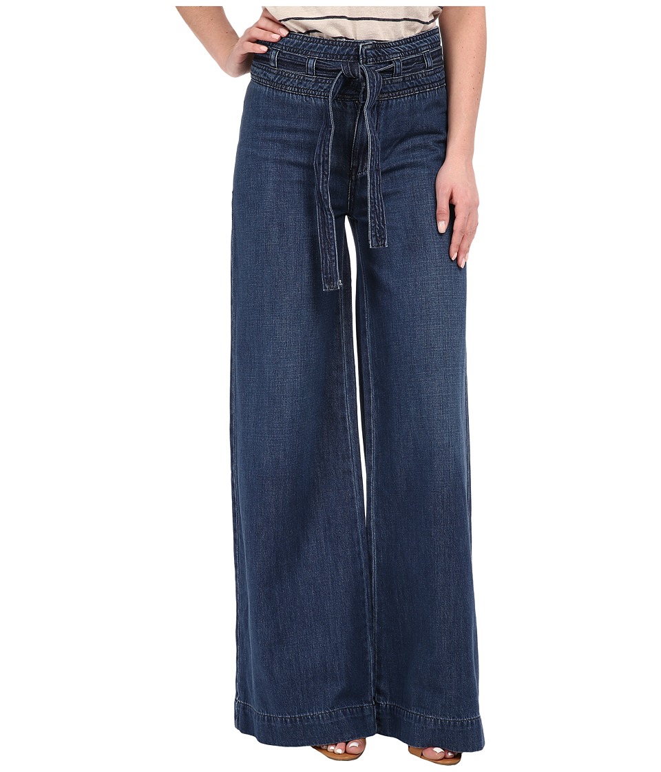 Free People Augusta Clean Flare Pants (Maytal Blue) Women