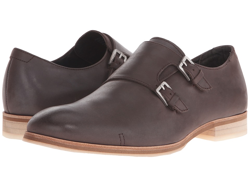 Calvin Klein Faber (Dark Brown Washed Leather) Men