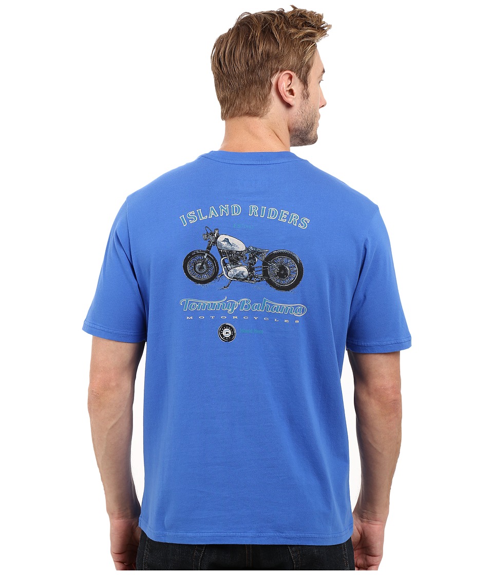 Tommy Bahama Island Riders Tee (Cobalt Glass) Men