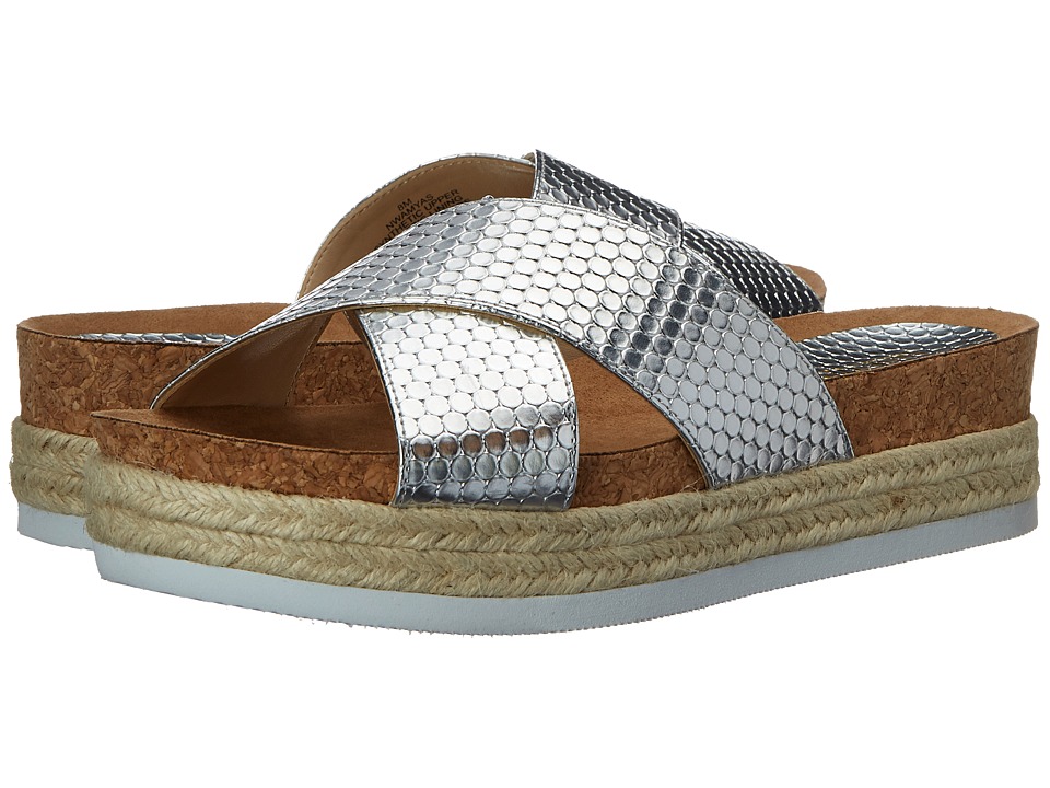 Nine West Amyas (Silver Synthetic) Women