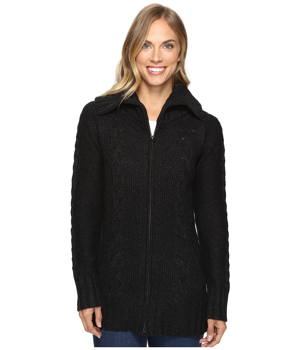 Smartwool Crestone Sweater Jacket (Charcoal Heather) Women
