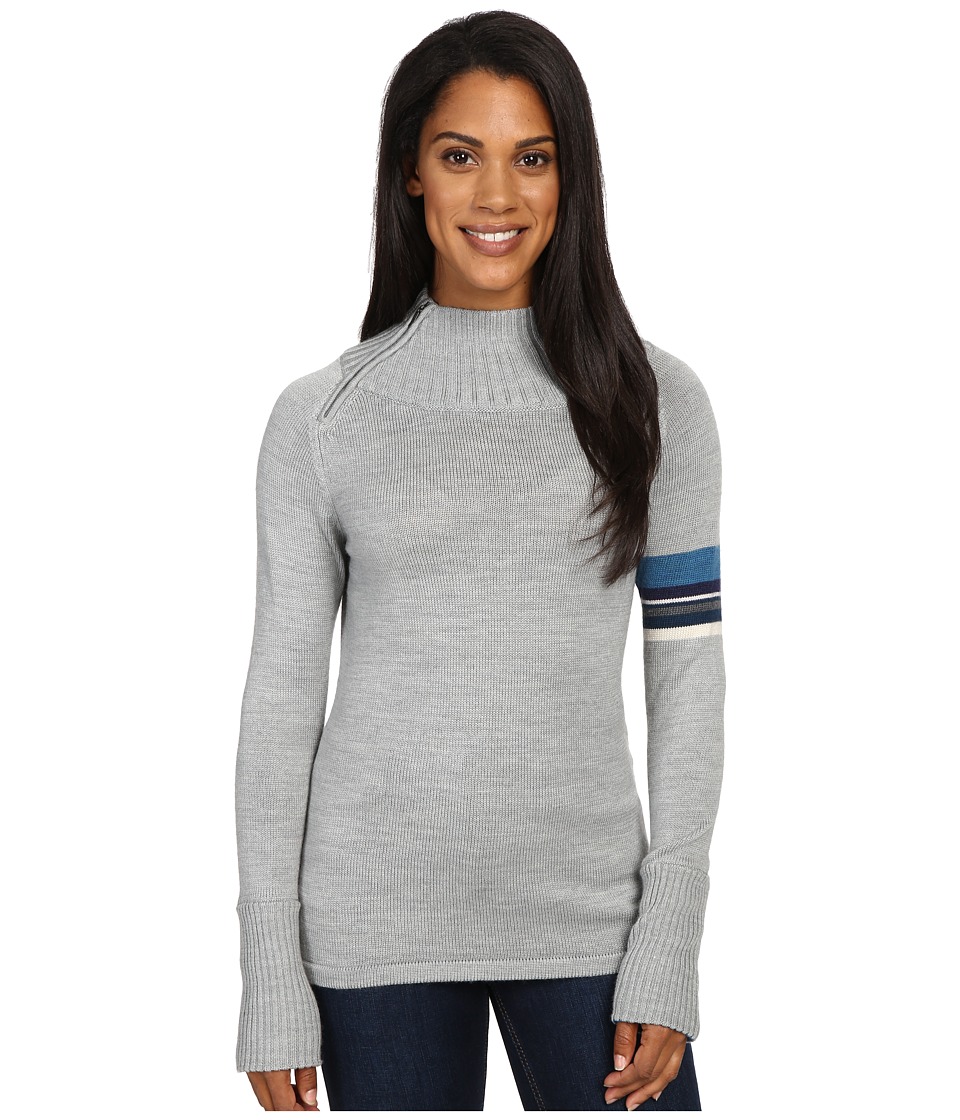 Smartwool Isto Sport Sweater (Silver Gray Heather) Women