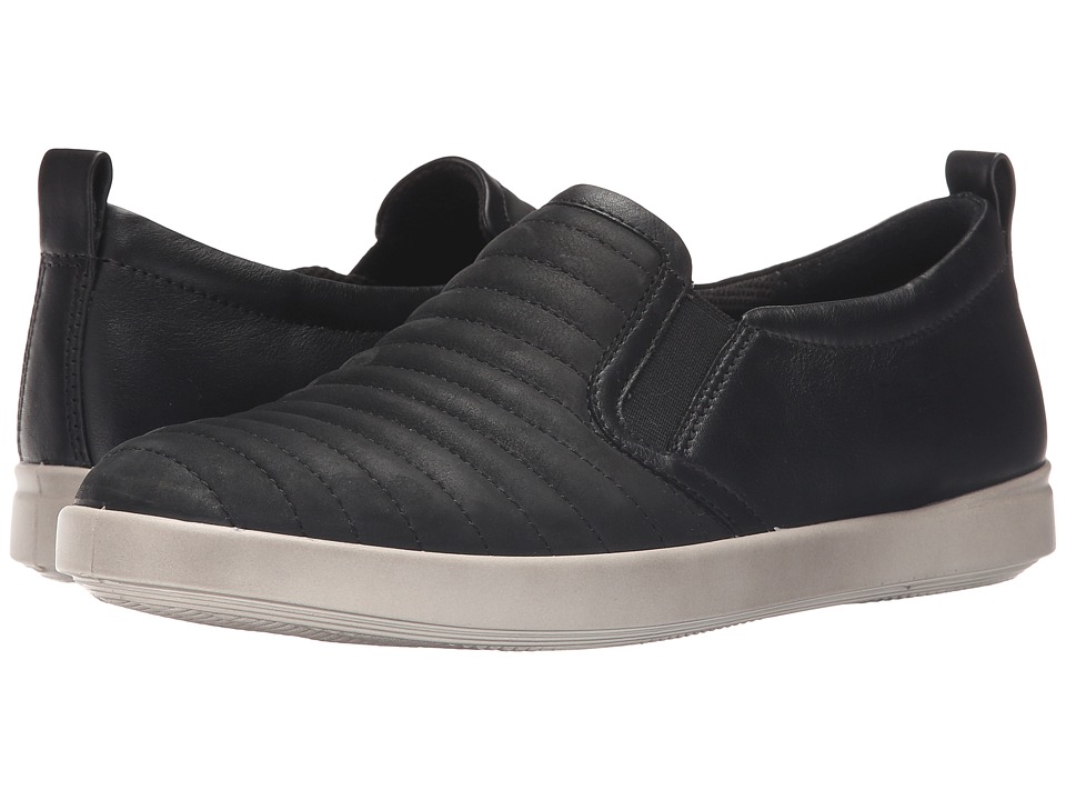 ECCO Aimee Elastic Slip-On (Black/Black 2) Women