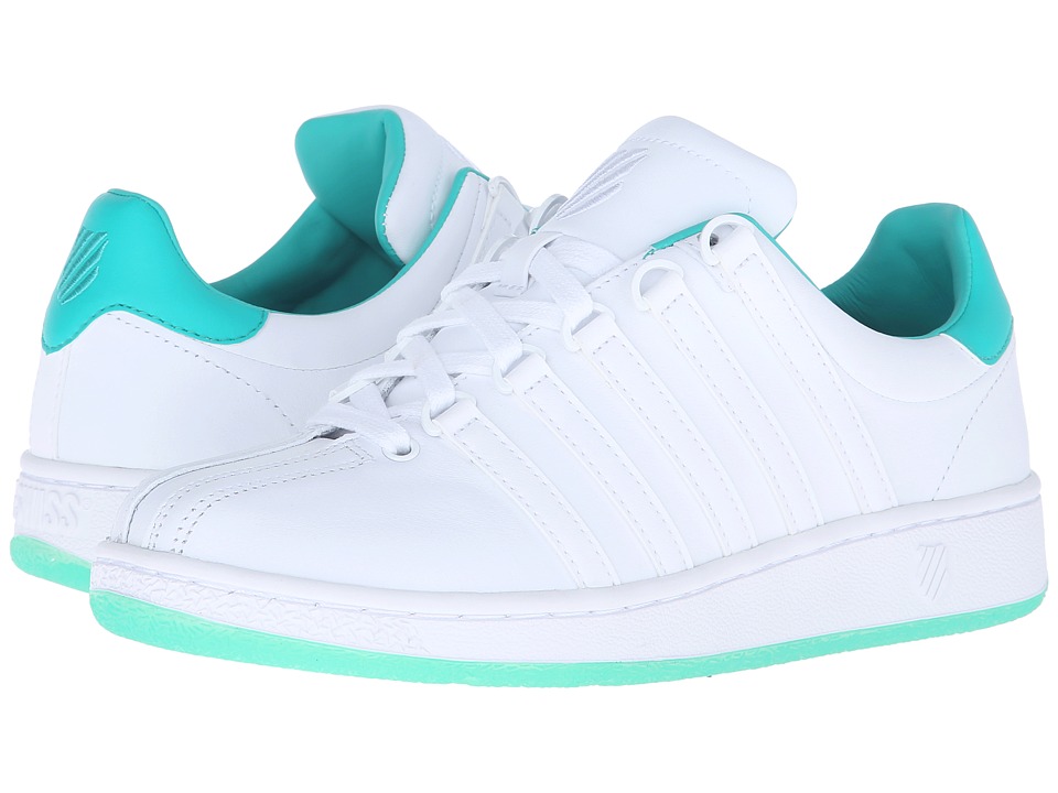 K-Swiss Classic VN Sherbet (White/Pool Green Leather) Women