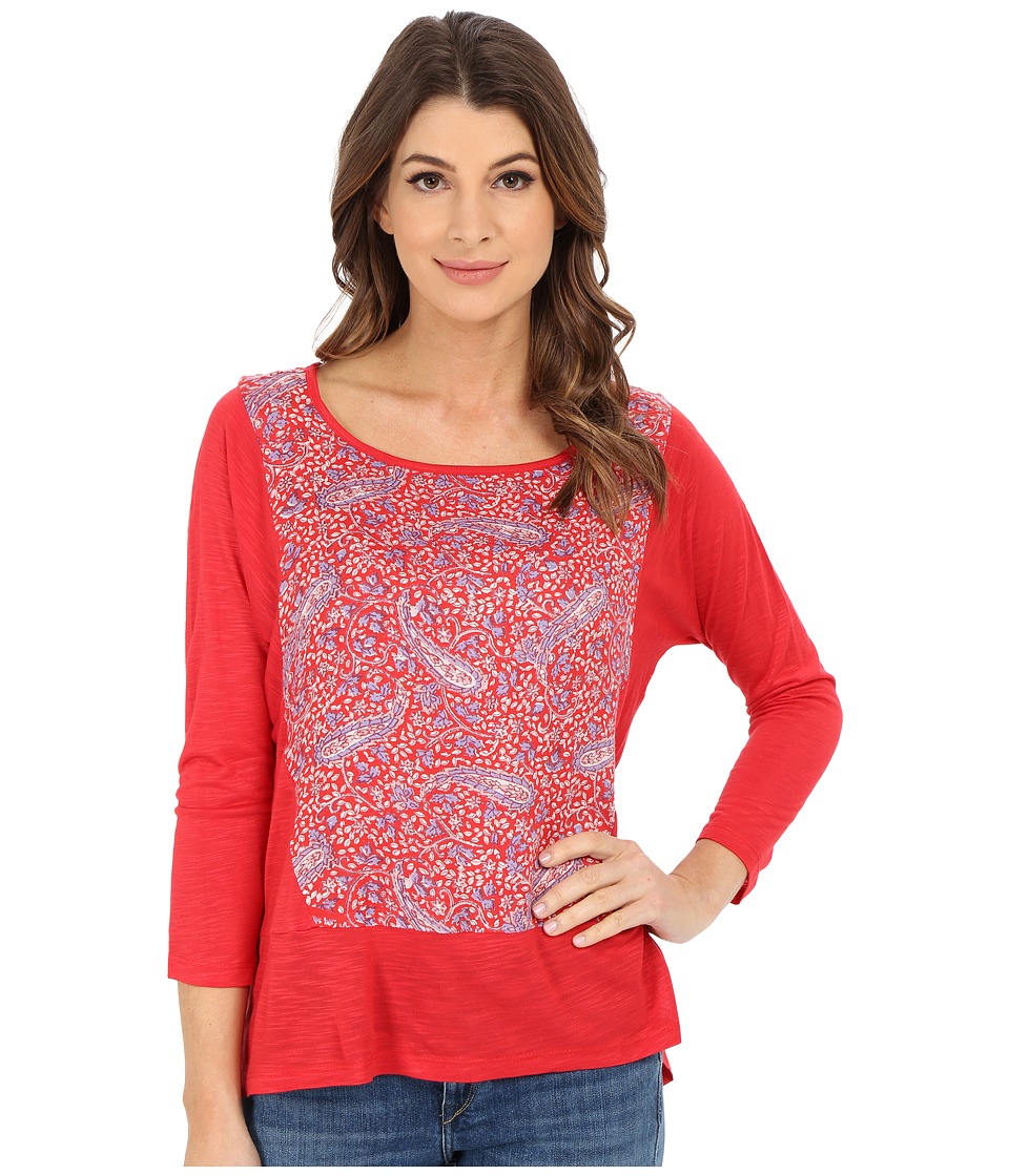 Lucky Brand Paisley Printed Top (Floral Paisley) Women