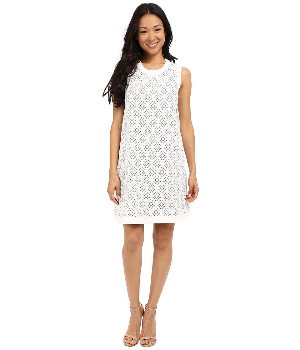 NIC+ZOE Waderlace Dress (Milk White) Women