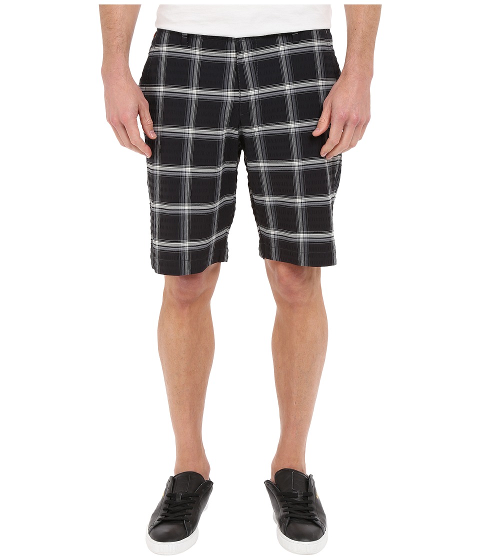 Tommy Bahama On Par Plaid 10-inch Shorts (Black) Men