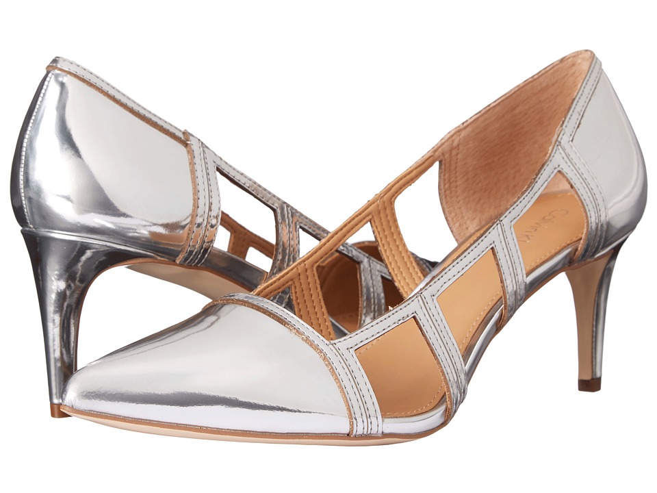Calvin Klein Carice (Silver Box Metallic Leather) Women