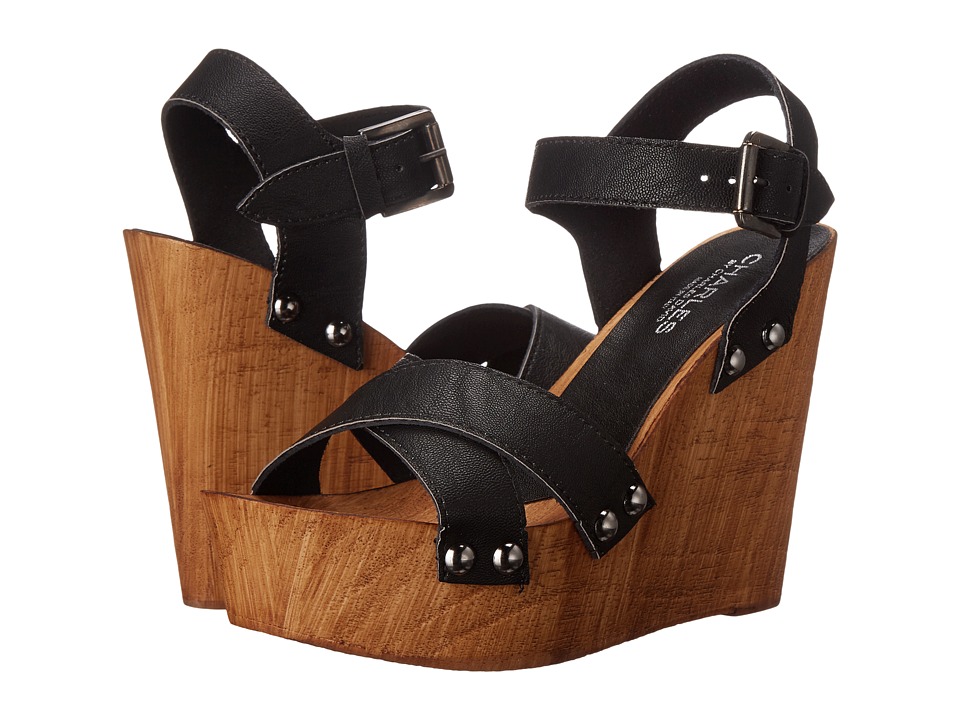 Charles by Charles David Munich (Black Leather) Women