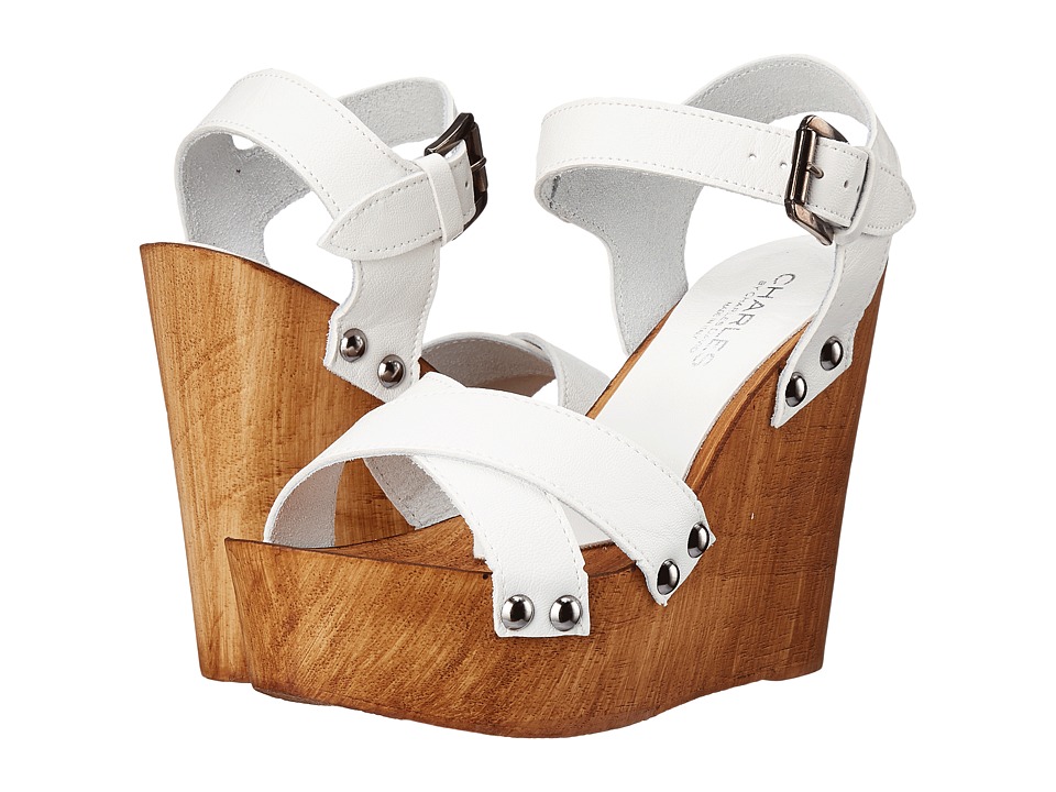 Charles by Charles David Munich (White Leather) Women