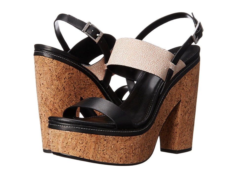 Charles by Charles David Jangle (Black/Natural Leather) High Heels