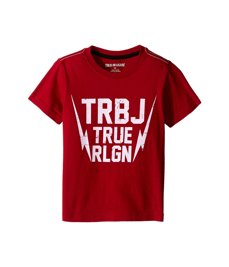 True Religion Kids - Thunder Bolt Tee Shirt (Toddler/Little Kids) (True Red) Boy