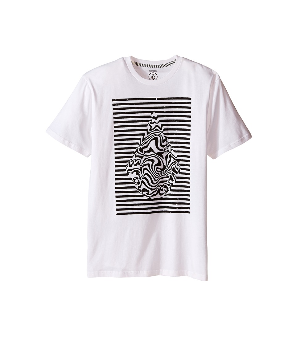 Volcom Kids - Stone Trip Short Sleeve Tee (Big Kids) (White) Boy