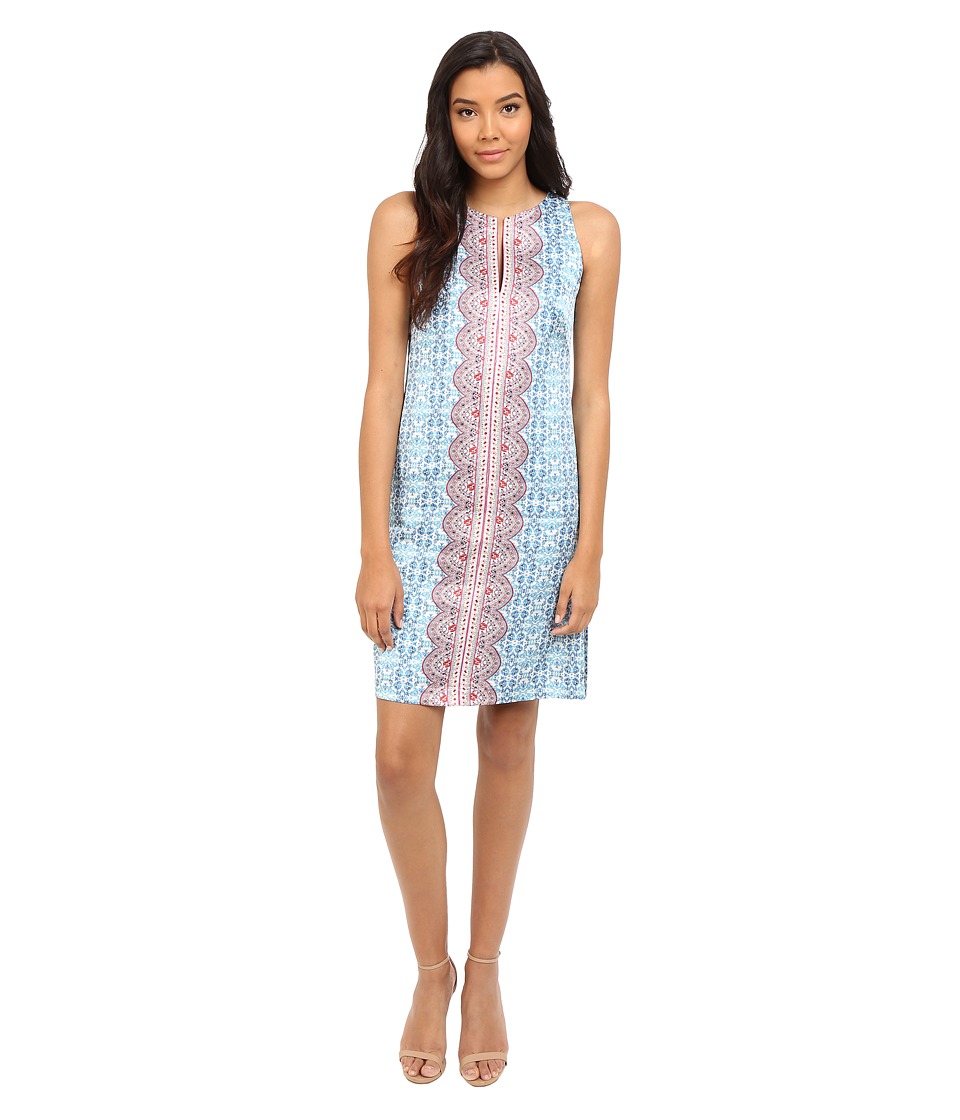 Nanette Lepore Pretty Porcelain Dress (Light Blue Multi) Women