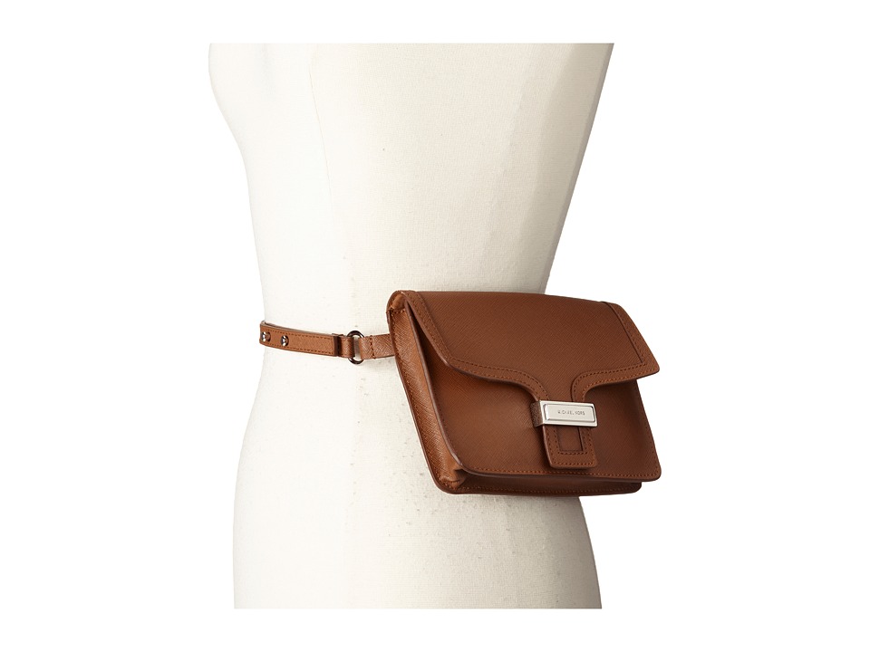 MICHAEL Michael Kors - 13mm Saffiano Panel Belt Bag (Luggage) Women's Belts