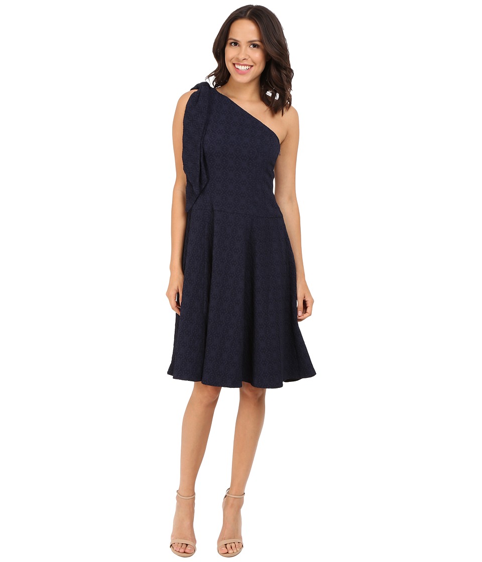 Nanette Lepore Soiree One-Shoulder Dress (Navy) Women