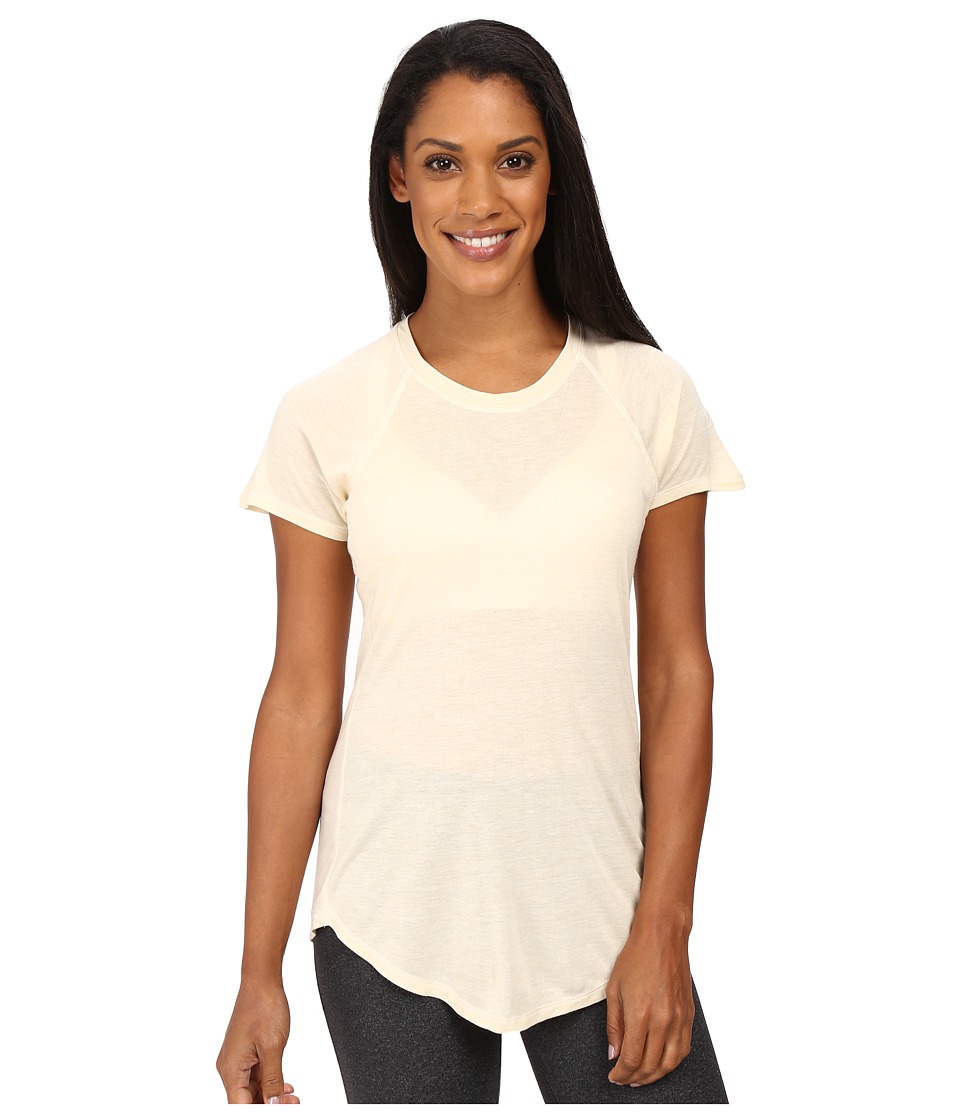 The North Face Nueva Short Sleeve Top (Moonlight Ivory Heather) Women