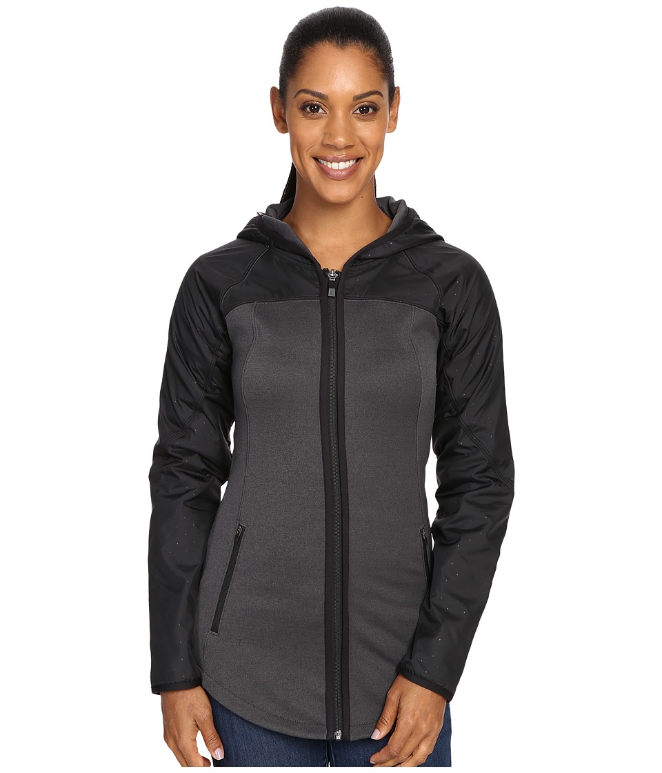 The North Face Spark Full Zip Hoodie (TNF Dark Grey Heather/TNF Black) Women