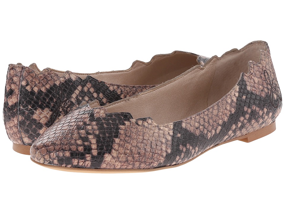 Sam Edelman Augusta (Natural Shiny Python Print) Women