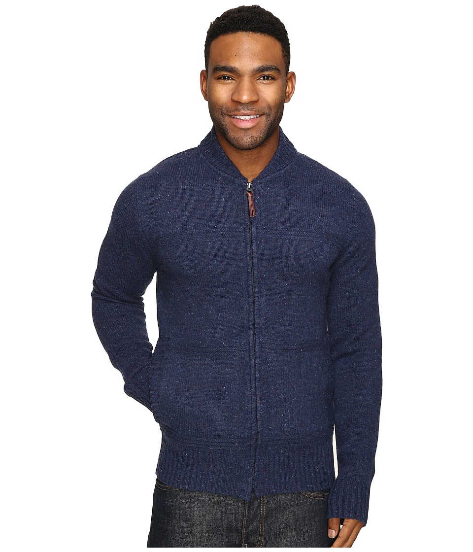 Royal Robbins First Fleet Merino Full Zip Sweater (Navy) Men