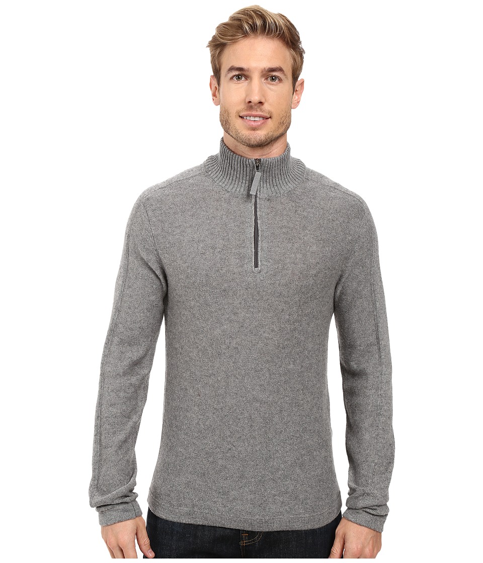 Royal Robbins Fireside Wool 1/4 Zip Sweater (Pewter) Men