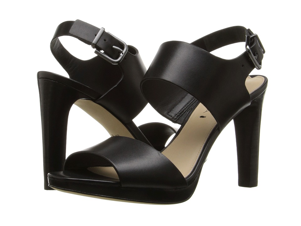 Via Spiga Renny (Black Leather) High Heels