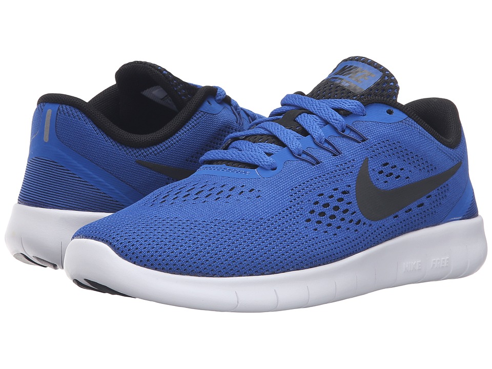 Nike Kids Free RN (Big Kid) (Game Royal/White/Black) Boys Shoes