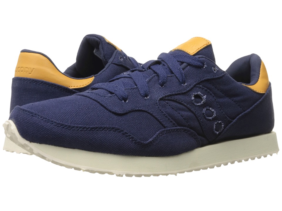 Saucony Originals Dxn Trainer Navy Canvas Men S Lace Up Casual