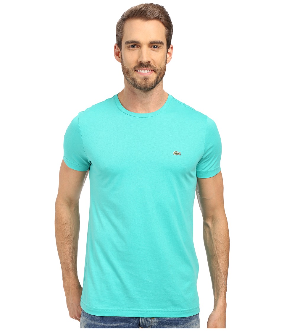 Lacoste - Short-Sleeve Pima Jersey Crewneck T-Shirt (Papeete) Men