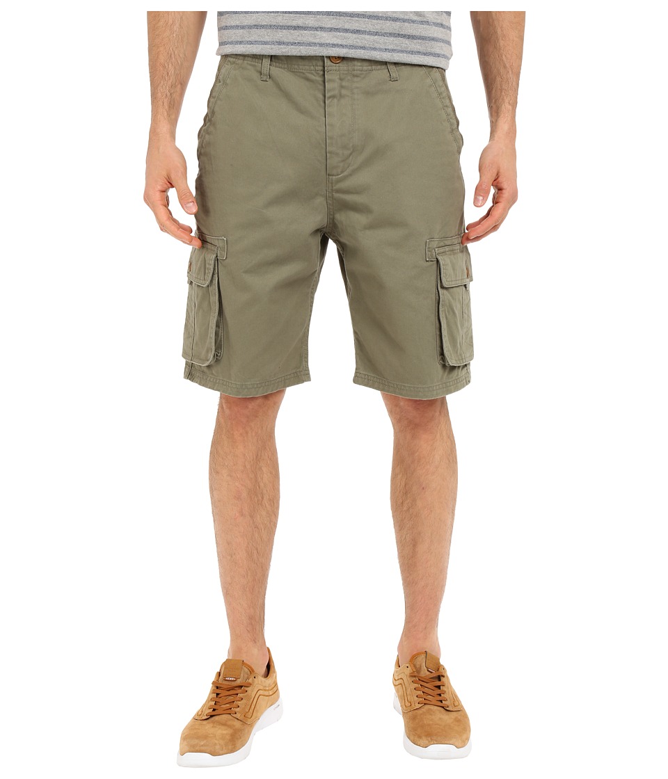 Quiksilver - Deluxe Cargo Walkshorts (Dusty Olive) Men