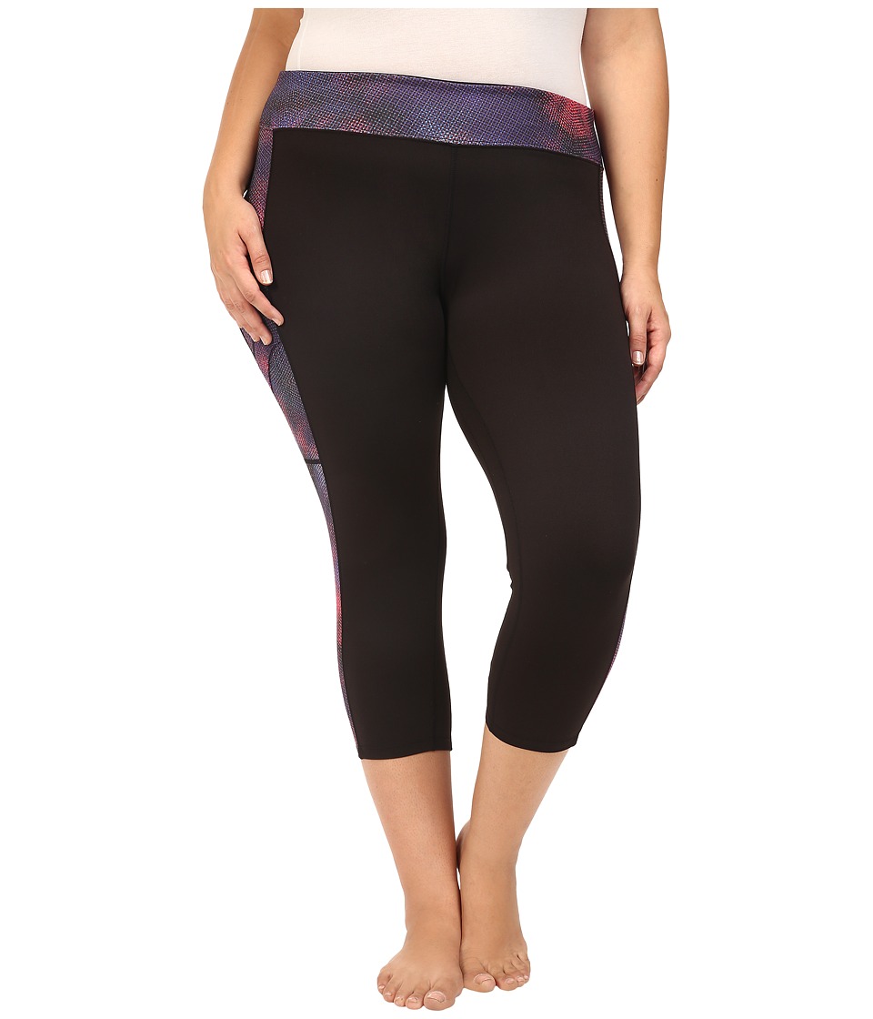 Soybu Plus Size Toni Capris (Galaxy) Women