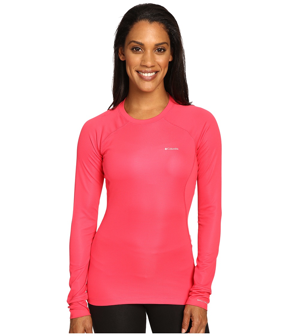 Columbia Heavyweight II Long Sleeve Top (Punch Pink) Women