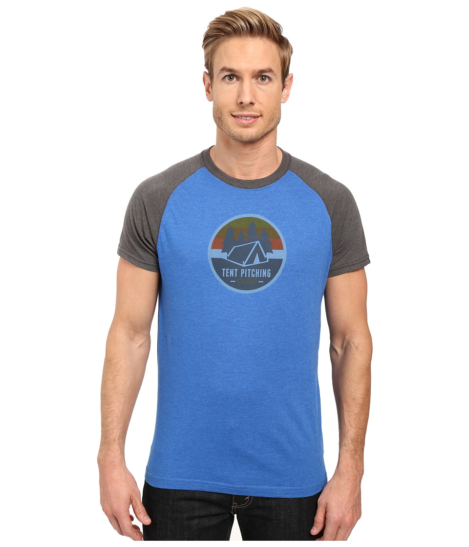 Prana Tent Pitch Club T-Shirt (Classic Blue) Men
