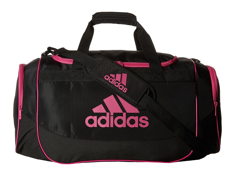 UPC 716106667008 adidas Defense Medium Duffel Bag (Black/Intense Pink) Duffel Bags
