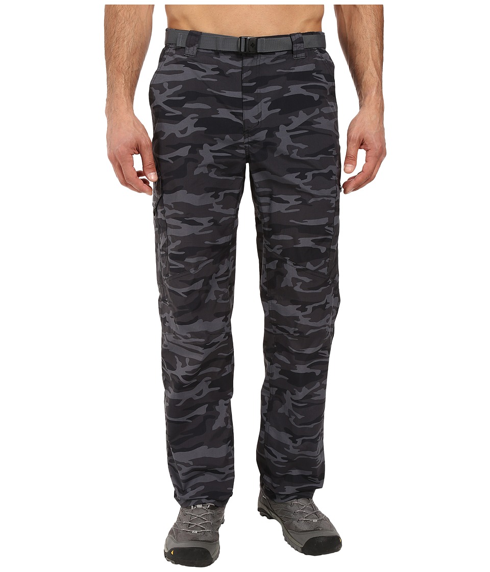 Columbia Silver Ridge Printed Cargo Pant (Black Camo) Men