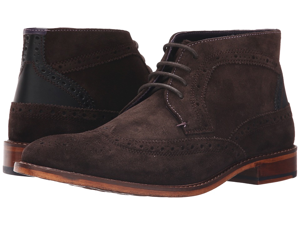 Ted Baker Pericop 2 (Dark Brown/Black Suede) Men