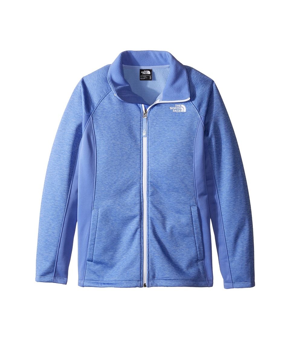 The North Face Kids Arcata Full Zip Jacket (Little Kids/Big Kids) (Grapemist Blue Heather) Girl