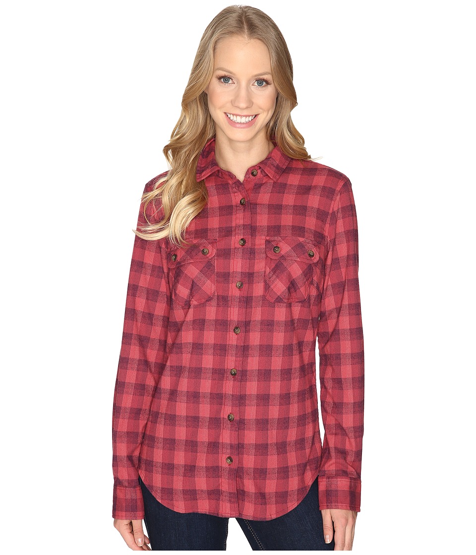 Mountain Khakis Peaks Flannel Shirt (Dusty Rose) Women