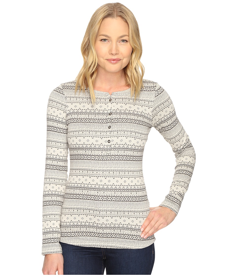 Columbia Aspen Lodge Jacquard Henley (Shark Jacquard) Women