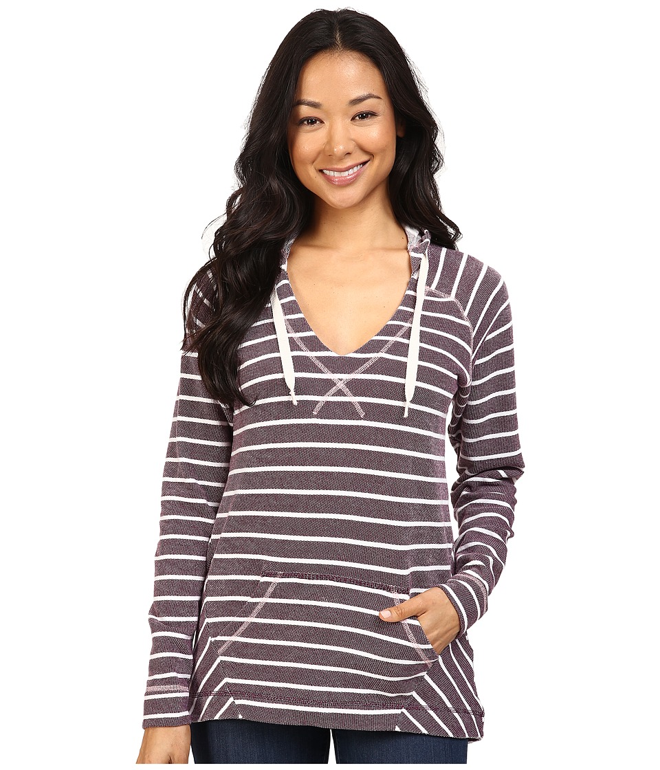 Columbia Tropic Haven Stripe Hoodie (Purple Dahlia Stripe) Women