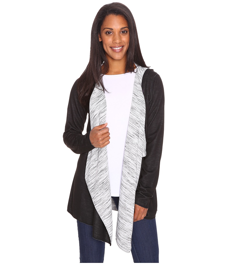 ExOfficio Adana Reversible Hooded Wrap (Black) Women