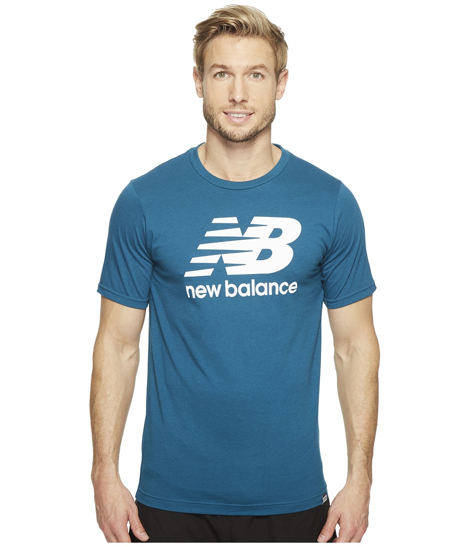 New Balance Classic Short Sleeve Logo Tee (Castaway) Men