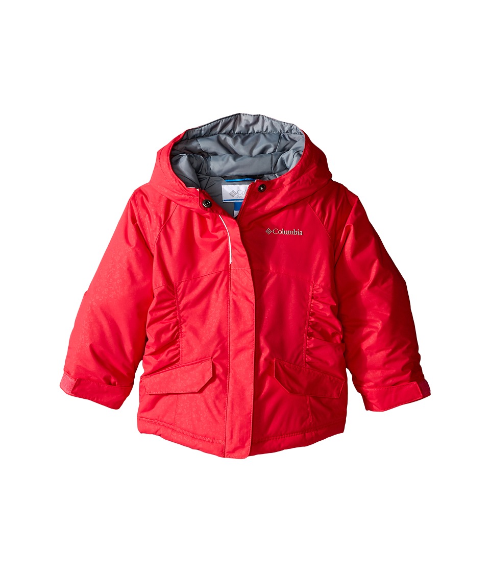 Columbia Kids Razzmadazzletm Jacket (Little Kids/Big Kids) (Punch Pink Emboss/Grey Ash) Girl